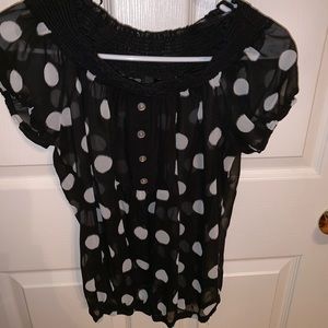 Off the shoulder blouse